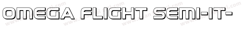 Omega Flight Semi-It字体转换